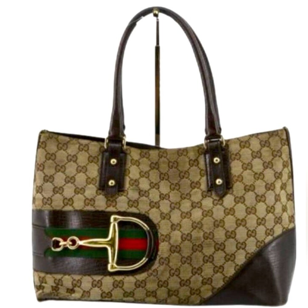 GUCCI GG Canvas Designer Bag